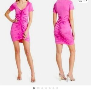 NWT Open Edit-Nordstrom Pink Ruched Dress